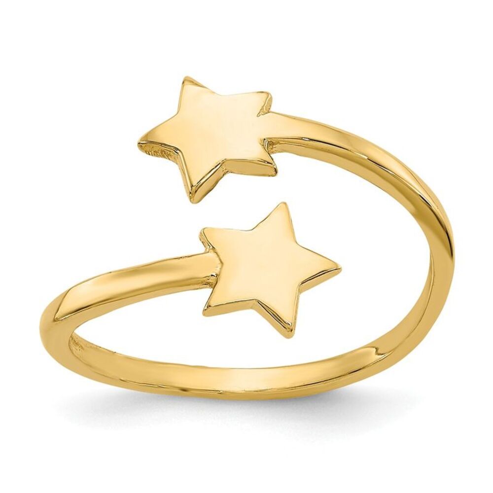 Star Toe Ring in 14 Karat Yellow Gold